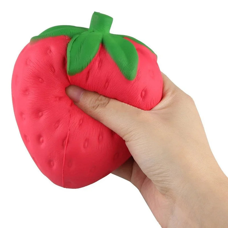 Giant Strawberry Squeeze Stress Ball